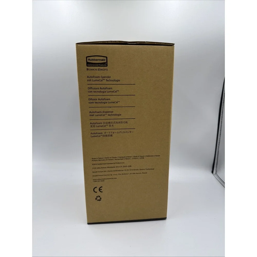 Rubbermaid commercial Touchless foam soap dispenser model#1980827 lumecel